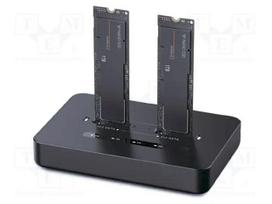 Gembird DD2-U3M2 Desktop Dual Drive SSD Docking Station USB Type-C M.2 NVMe and SATA