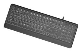 Gembird KB-UML-04-CYRL Slim Wired Keyboard USB-A + USB-C / black