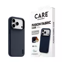 CARE by PanzerGlass Fusion Fabric dėklas mėlynas su MagSafe, skirtas iPhone 17 Pro