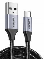 Ugreen US288 USB–USB-C laidas, 25 cm, Quick Charge 3.0, 5 V, 3 A