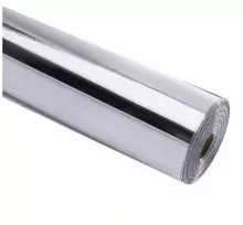 HTVRONT chromo metalinė lipni plėvelė, 30,5 cm x 90 cm (sidabrinė)