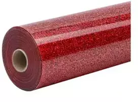 HTVRONT blizganti termo perdavimo plėvelė, 30,5 cm x 90 cm (raudona)