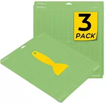 HTVRONT Cutting Mat, 34.8 cm x 37 cm, 3-pack (žalias)