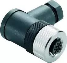 Weidmuller M12 lizdas 4pin, kampu, 6-8mm kabeliui, IP67