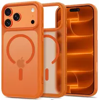 Dėklas Tech-Protect Magmat Magsafe CC case for iPhone 18 Pro / 17 Pro - matte oranžinis