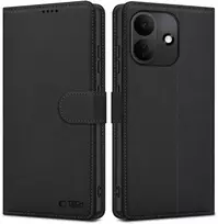 Tech-Protect PINIGINĖS TIPO DĖKLAS XIAOMI REDMI NOTE 17 Pro 5G MATTE Juodas