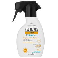 Heliocare 360 Pediatrics Atopic Lotion Spray SPF50 Purškiama apsauga atopinei vaikų ir kūdikių kūno odai 250ml