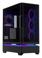 ASUS PRIME AP304 PC Case, ATX, Tempered Glass, 4 ARGB Fans, Black | 90DC0110-B19000 | 4711636559621