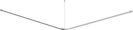 Karnizas Deante Curtain Rail, 150 cm, Ø 32 mm, chromo sp.