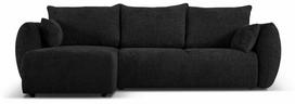 Kampinė sofa - lova Cosmopolitan Design Matera, antracito sp., kairinė, 173 x 253 cm x 86 cm