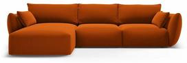 Kampinė sofa Cosmopolitan Design Matera, terracotta sp., kairinė, 171 x 280 cm x 85 cm