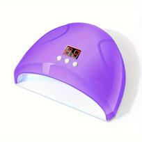 UV/LED nagų lempa su 3 laikmačiais ir LCD ekranu, Violetinė