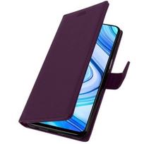 Housse Folio - AVIZAR - Xiaomi Redmi Note 9S/9 Pro/9 Pro Max - Silikoninis gelis - Violetinė - Magnetinė