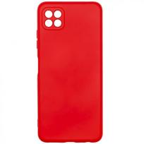 „Evelatus“ Samsung Galaxy A22 5G nano silikoninis dėklas, minkštas lietimui, raudonas, TPU, su minkštu lietimu