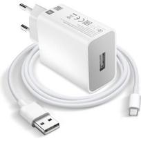 USB tinklo įkroviklis - Xiaomi - MDY-10-EF - 18W - Quick Charge 3.0 - USB-C laidas įtrauktas