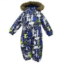 Huppa Vaikų žieminis kombinezonas KEIRA, navy pattern, 74