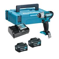 Akumuliatorinis smūginis veržliaraktis Makita Tw140dsmj 12v Cxt 140nm