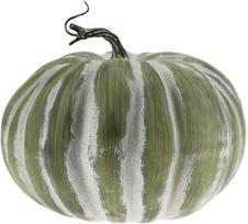 Dirbtinė Putplasčio Dekoratyvinė Moliūgų Rudeninė 21,6 cm Žalia