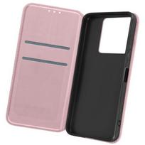 Dėklas, skirtas Xiaomi Redmi Note 13 5G - AVIZAR - Kortelės laikiklio vaizdo palaikymas - Rožinis - Pusiau standus - Sintetinis