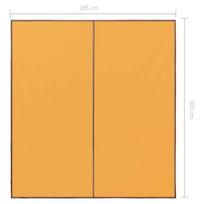 Lauko tentas, 3x2,85 m, geltonas