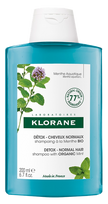Pipirmėčių šampūnas KLORANE Aquatic Mint, 200 ml