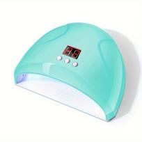 UV/LED nagų lempa su 3 laikmačiais ir LCD ekranu, Mėlyna