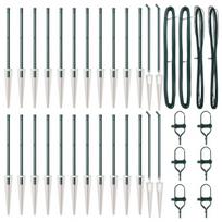 Stulpai su kuolu 26 vnt Ø32 mm 60 cm Cinkuotas plienas