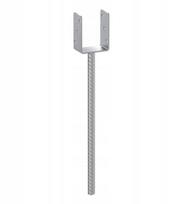 Kolonos pagrindas Inkarinis varžtas cinkuotas 121x624x124mm