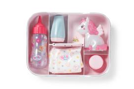 ZAPF CREATION BABY born Schlafenszeit rinkinys – 3 dalių lėlės pižama, kepuraitė ir čiulptukas 43 cm lėlėms