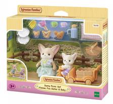 EPOCH Sylvanian Families Sunny Picnic rinkinys - Feneko lapės sesuo ir kūdikis