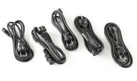 Zebra tinklo maitinimo laidas BS 1363 – IEC C13, 240V, 1,8 m, 5 vnt.