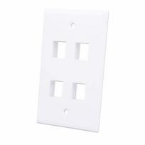 Intellinet 163316 4 modulių Keystone paviršinio montavimo dėžutė, balta