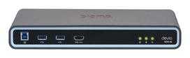 Biamp Devio SCR-20TX juodas konferencinis centras su 4K HDMI, PoE+ ir 2x15W stiprintuvu