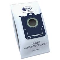 AEG GR201SM s-bag Classic Long Performance dulkių siurblio maišeliai, 8 vnt., mėlyni/balti, VX4 serijai, 900 168 824