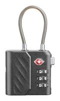 Cellularline TRACY LOCK išmanusis spyninis užraktas su Bluetooth sekikliu per Apple Find My, juodas 61302