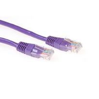 ACT Purple 10m U/UTP CAT5e tinklo kabelis su RJ45 jungtimis (IB4710)