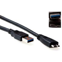 ACT Advanced Cable Technology SB3031 USB-A į Micro-USB B kabelis, 2 m, juodas