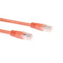 ACT IB4300 Cat6a U/UTP tinklo kabelis 0,5 m oranžinis