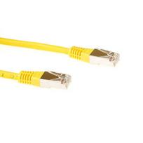 ACT FB9802 Cat6 S/FTP PIMF tinklo kabelis, geltonas, 2m, 10Gbps, RJ45