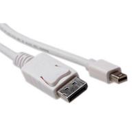 ACT AK3966 Mini DisplayPort į DisplayPort kabelis 3m baltas