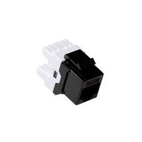ACT CAT5e UTP Keystone Jack RJ45 Punch Down juodas TD5012