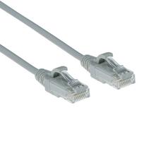 ACT pilkas 7 metrų LSZH U/UTP CAT6 datacenter slimline patch tinklo kabelis su snagless RJ45 jungtimis (DC9007)