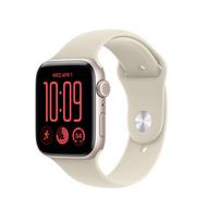 Išmanusis laikrodis Apple Watch SE 3 GPS 44mm MJL54ET/A, starlight aluminium korpusas su sand sport dirželiu - M/L
