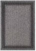 Durų kilimėlis Home4you Dawn Foam Door-7, juoda sp./pilka sp., 90 cm x 60 cm
