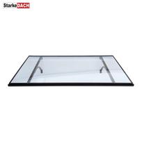 Stogelis STARKEDACH Tiesus T-152 (su organiniu stiklu) - Ruda konstrukcija / Skaidri danga