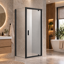 Dušo kabina NAPOLI BLACK DW 90x90 Varstoma