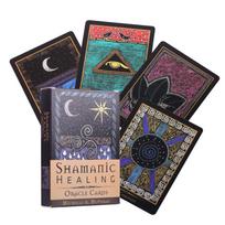 Super Shamanic Healing Oracle kortos 44 kortų kaladė Taro anglų versija Būrimo stalo žaidimas gray