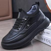 Winter cotton shoes piled and thickened casual shoes for men, middle-aged and old, warm dad shoes, soft-soled outdoor sports shoes for men 39