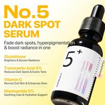 #. 5 Glutathione Vitamin Concentrated Serum 30ml / 1.01 fl. Oz. white