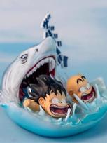 5CM/1.97in Anime Dragon Ball Z Figure Son Goku and krilin Anime Collectible Model Toys Gifts gray